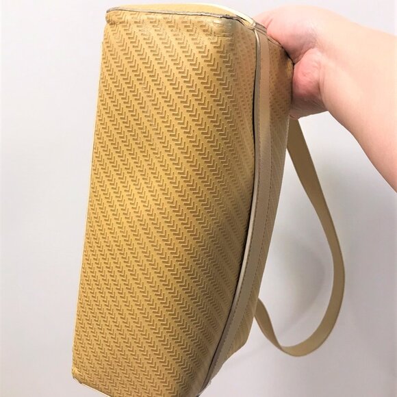 Lancel Designer Beige Tan Leather Shoulder Bag Branded Lining Dust Bag included - Picture 7 of 14